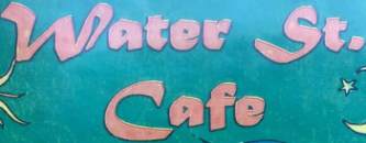 Logo of Water Street Cafe in Oswego, NY